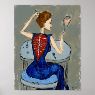 Human suit scan #2 abitdarker poster