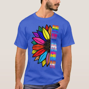 HUMAN Sunflower LGBT Flag Gay Pride Month Proud LG T-Shirt