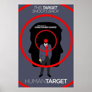 Human Target  Christopher Chance TVComic Minimalis Poster