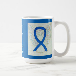 Human Trafficking Awareness Ribbon Angel Mug