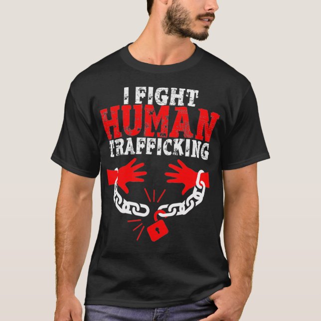 Human Trafficking Awareness Shirt Stop Human Traff (Front)