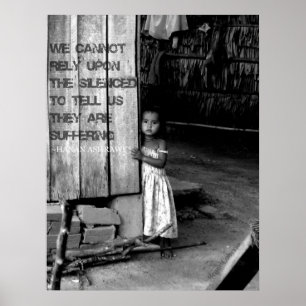 Human Trafficking: Silenced Poster