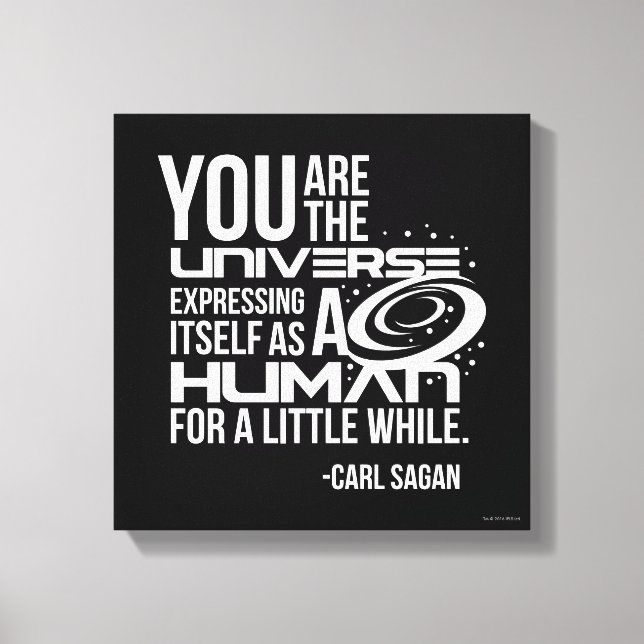 Human Universe Canvas Print (Front)