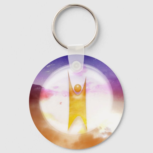 Humanism Symbol Key Ring (Front)
