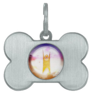 Humanism Symbol Pet Name Tag