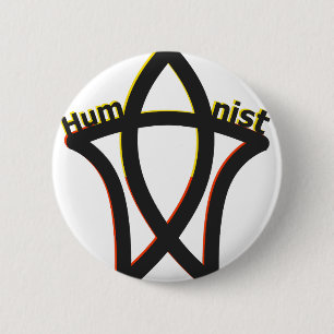 Humanist 6 Cm Round Badge