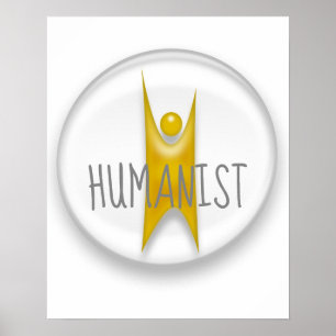 Humanist Happy Human Poster