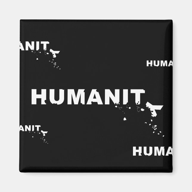 Humanity Crumbling Magnet (Front)