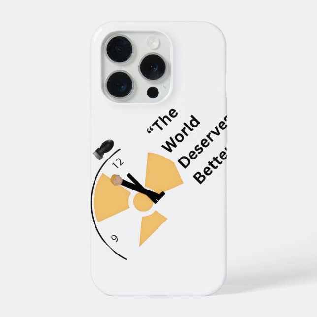 Humanity First – Modern Political Art iPhone Case (Back)