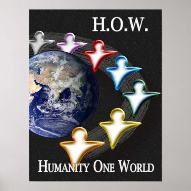 Humanity One World Poster (Front)