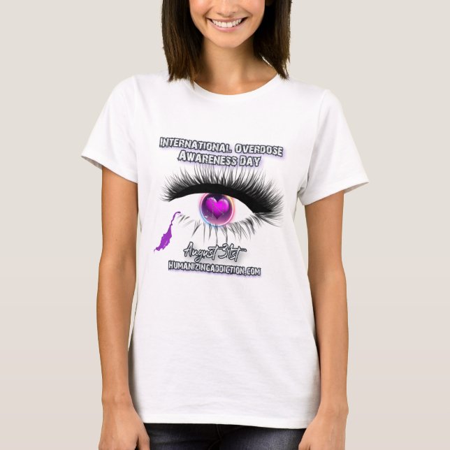 Humanizingaddiction.com basic  T-Shirt (Front)