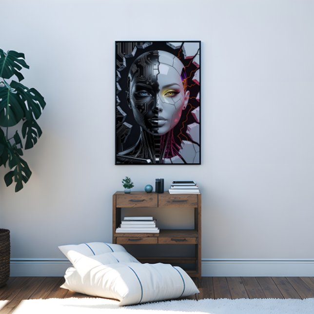 Humanoid Artificial Intelligence Canvas Print (Humanoid Artificial Intelligence Canvas Print)