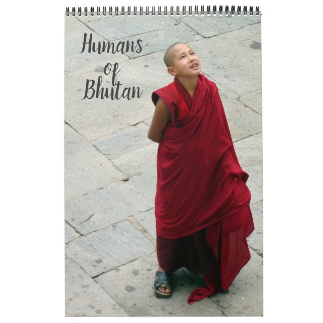 humans of bhutan photography calendar (Cover)