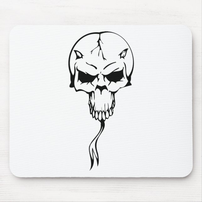 HumanSkull Mouse Pad (Front)