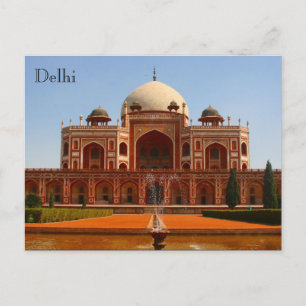 humayun delhi postcard