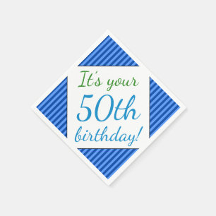 Humble 50th Birthday Paper Napkins