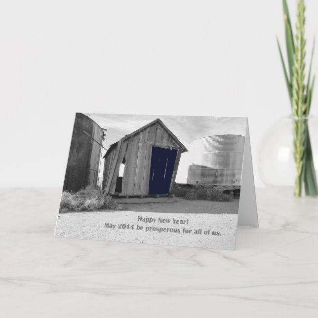 Humble Abode and Water Tanks Holiday Card (Front)