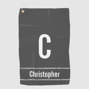 Humble, Basic Editable Name Golf Towel