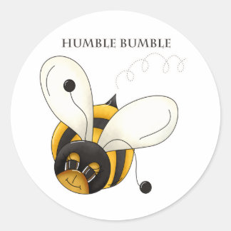Humble Bumble Classic Round Sticker