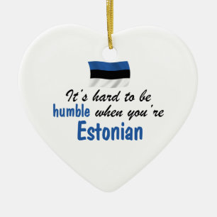 Humble Estonian Ceramic Ornament