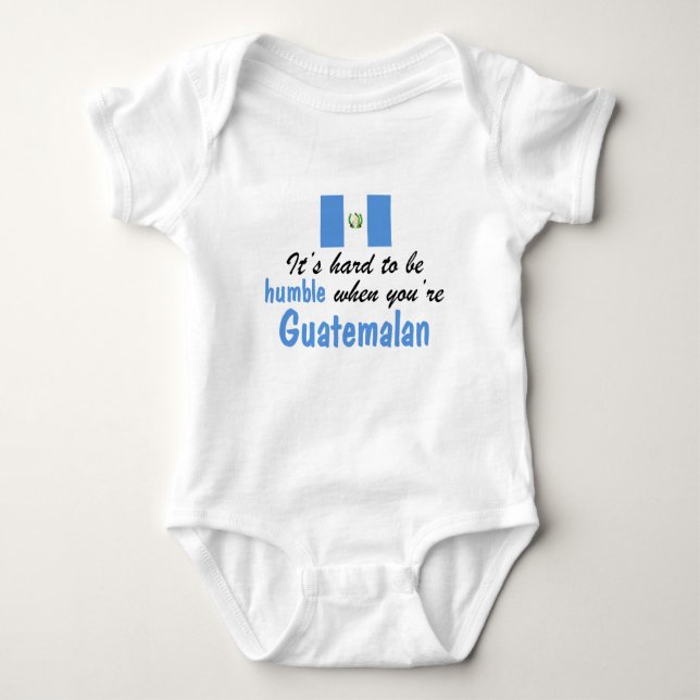 Humble Guatemalan Baby Bodysuit (Front)