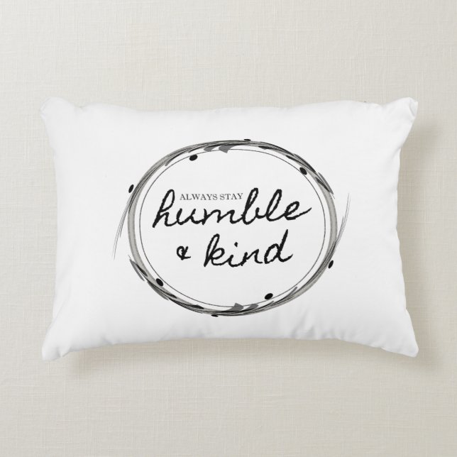Humble & Kind Accent Pillow (Front)