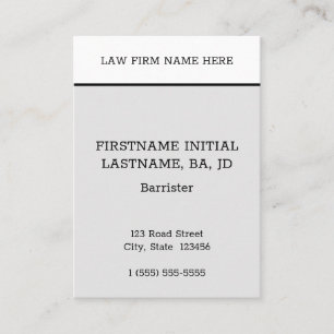 Humble, Minimal Business Card