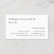 Humble & Minimal Professional Business Card