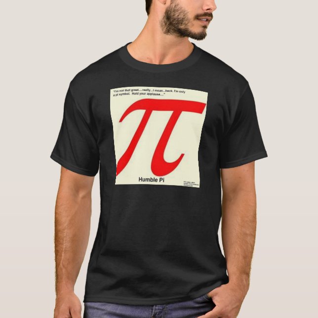 Humble Pi R Square Funny T-Shirt (Front)
