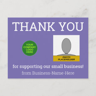 Humble Small Business "THANK YOU" Postcard