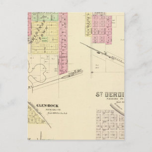Humboldt and Dawson, Nebraska Postcard