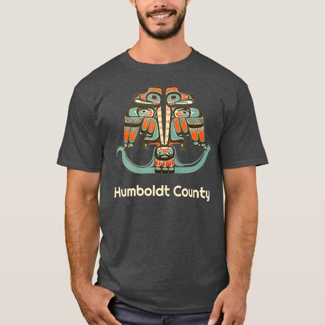 Humboldt County California Thunderbird NW Native T-Shirt (Front)