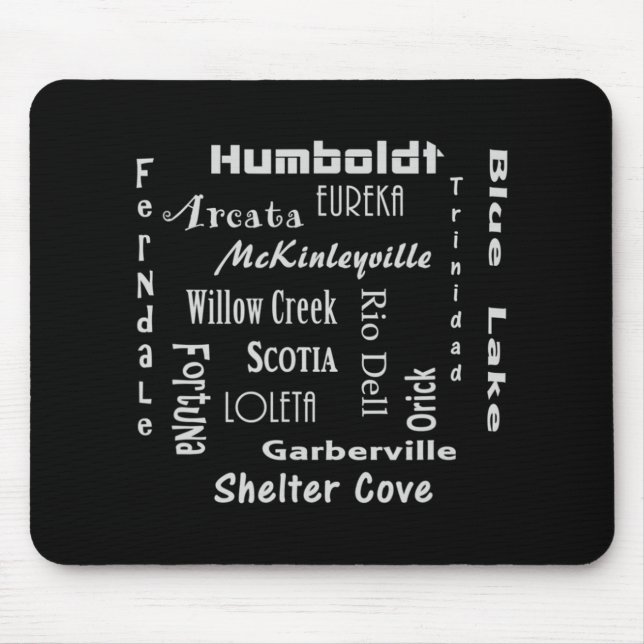 Humboldt County  Mouse Pad (Front)
