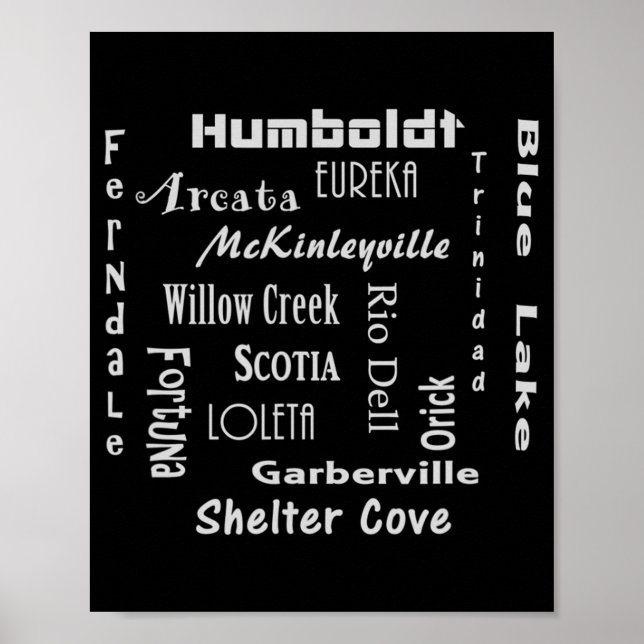 Humboldt County  Poster (Front)