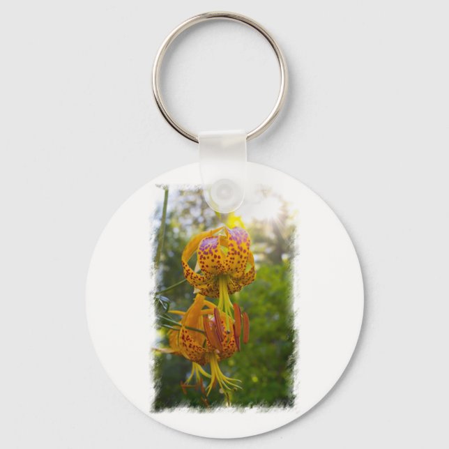 Humboldt Lilies Sunburst Key Ring (Front)