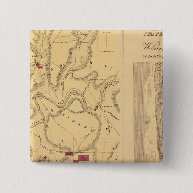 Humboldt Mining & Ref Co 15 Cm Square Badge (Front)