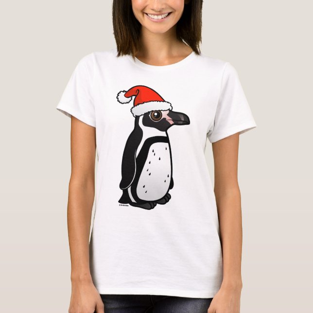 Humboldt Penguin Santa T-Shirt (Front)