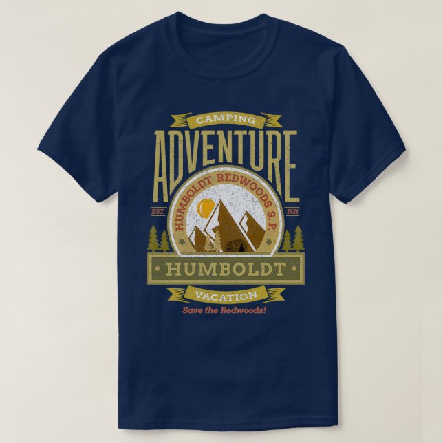 Humboldt Redwoods State Park Redwood Highway Souve T-Shirt (Design Front)