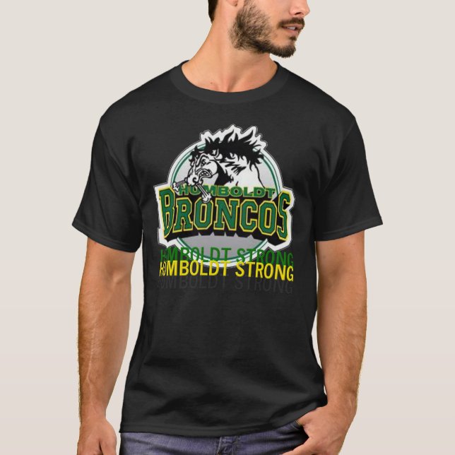 Humboldt Strong, Remember The Humboldt Broncos Ess T-Shirt (Front)