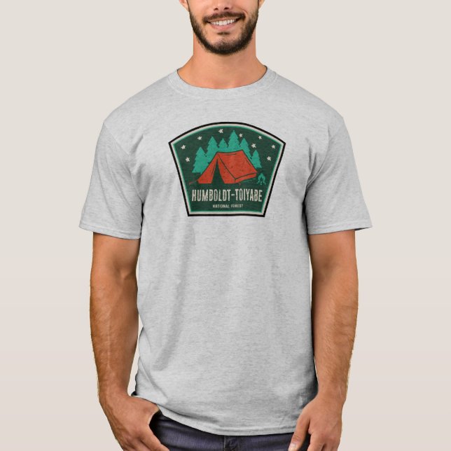 Humboldt-Toiyabe National Forest Camping T-Shirt (Front)