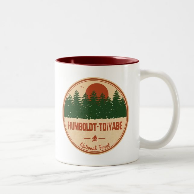 Humboldt-Toiyabe National Forest Two-Tone Coffee Mug (Right)