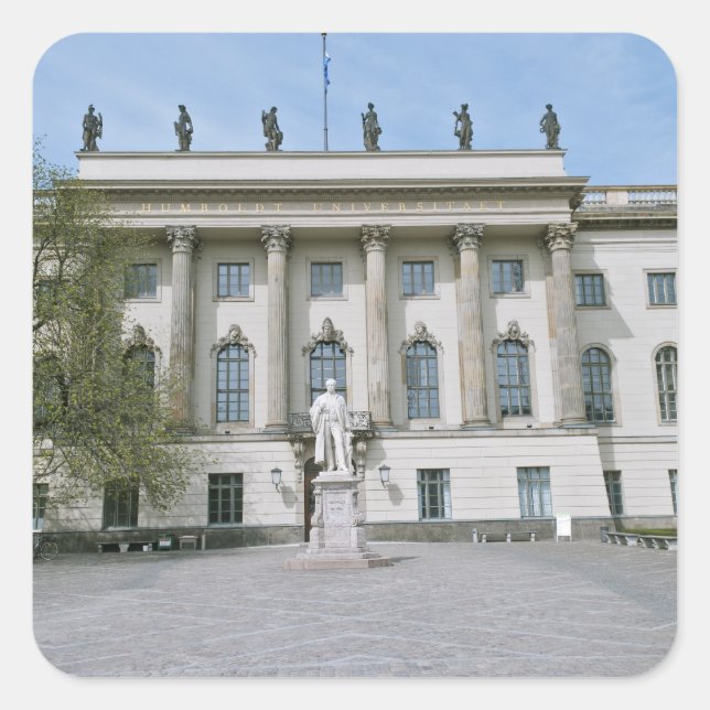 Humboldt University in Berlin Square Sticker (Front)