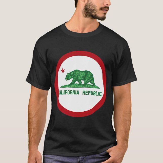 Humbolt County California Emerald Bear T-Shirt (Front)