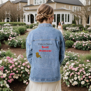 Humbug Sarcastic Christmas Denim Jacket