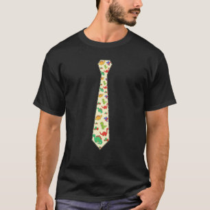Humerous Necktie Party Dinosaur T-Shirt