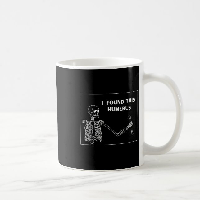 Humerus Skeleton - Funny Halloween Uni  Coffee Mug (Right)