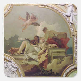 Humility, Indulgence and Truth Square Sticker