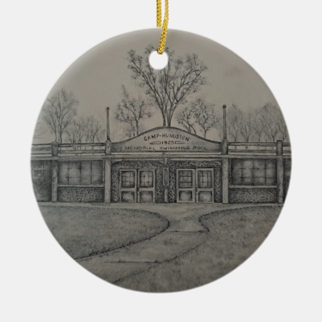 Humiston Pool (Pontiac, IL) Ornament (Front)