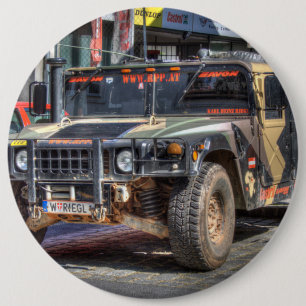 Hummer H1 6 Cm Round Badge