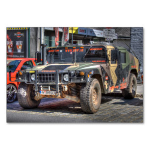 Hummer H1 Table Number